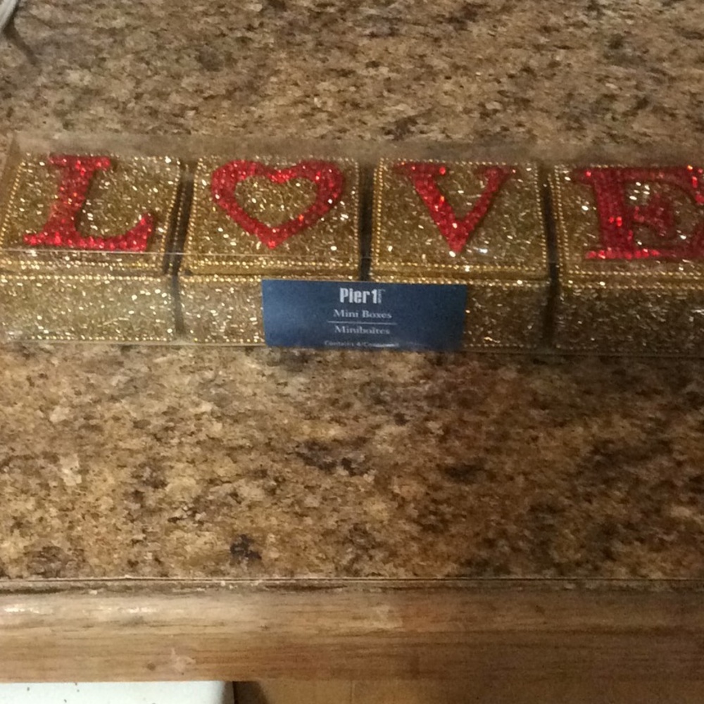 Pier 1 Bedazzled Mini Boxes